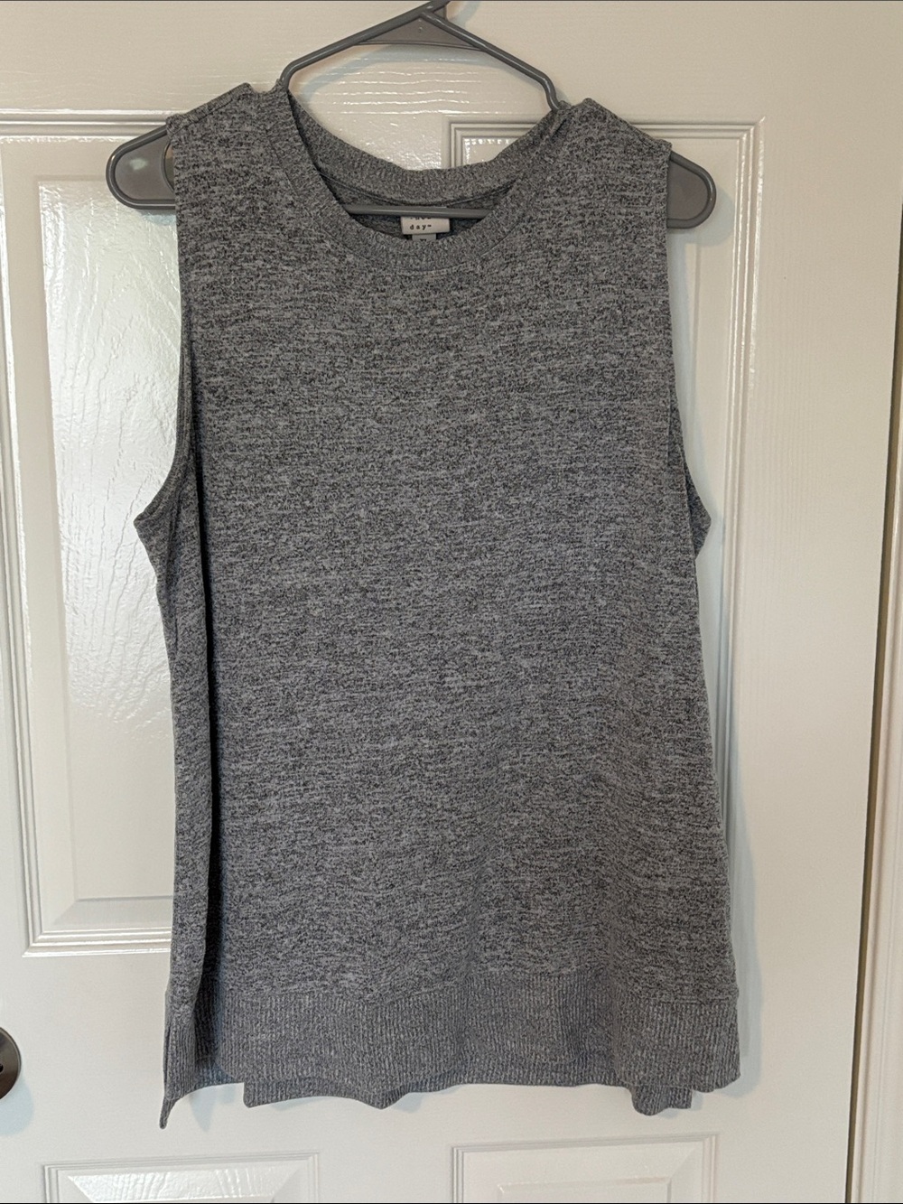 A New Day Heather Gray Sleeveless Knit Tank